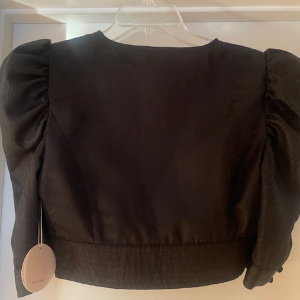 NWT Camila Coelho Micaela Deep V Crop Top - Picture 13 of 13